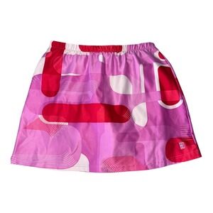 Nike Dri Fit Skort SKirt Tennis Golf Running 90's Mod Print Excellent Cond. sz M